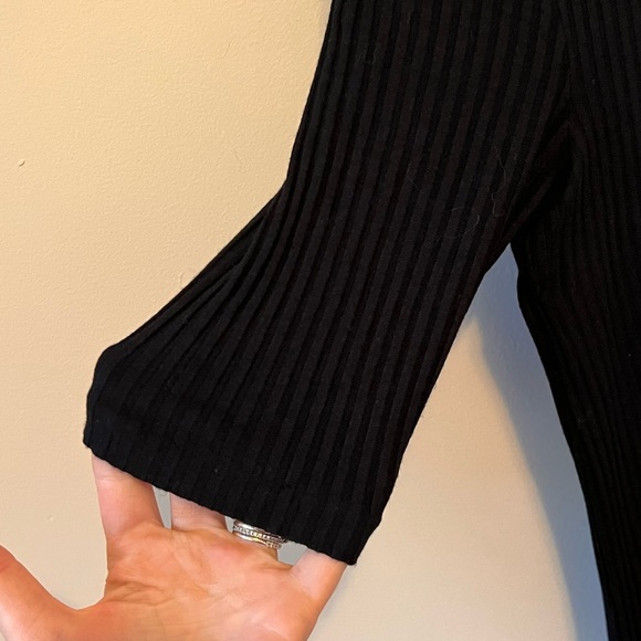 Topshop Ribbed Button Top - Picture 6 of 6